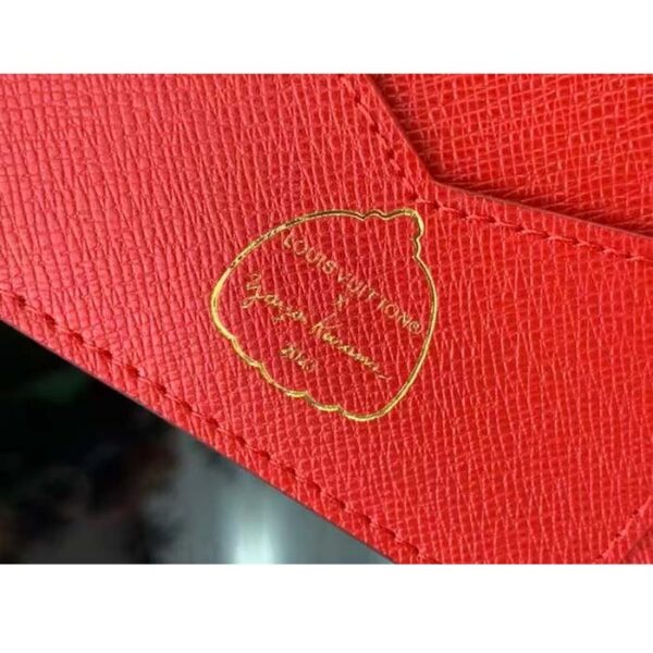 Louis Vuitton Unisex LV x YK Passport Cover Monogram Coated Canvas 3D Painted Dots Print - Image 8