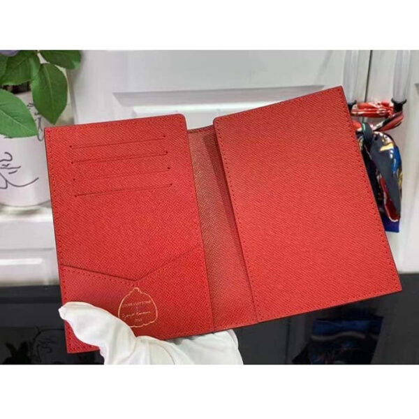 Louis Vuitton Unisex LV x YK Passport Cover Monogram Coated Canvas 3D Painted Dots Print - Image 6