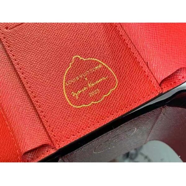 Louis Vuitton Unisex LV x YK Victorine Wallet Monogram Coated Canvas 3D Painted Dots Print - Image 9