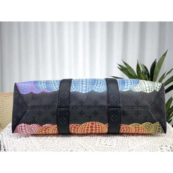 Louis Vuitton Unisex LV x YK Weekend Tote Simple Monogram Eclipse Reverse Coated Canvas Pumpkin - Image 4