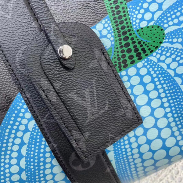 Louis Vuitton Unisex LV x YK Weekend Tote Simple Monogram Eclipse Reverse Coated Canvas Pumpkin - Image 7