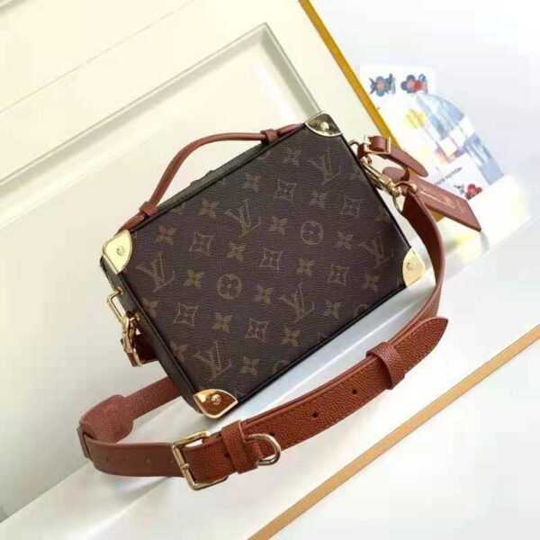 Louis Vuitton Unisex LVXNBA Handle Trunk Bag Monogram Coated Canvas - Image 3