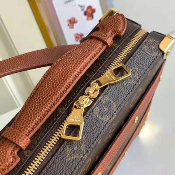 Louis Vuitton Unisex LVXNBA Handle Trunk Bag Monogram Coated Canvas - Image 6
