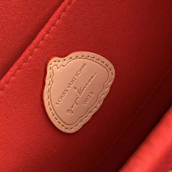 Louis Vuitton Unisex LVxYK Dauphine MM Monogram Coated Canvas 3D Painted Dots Print - Image 10
