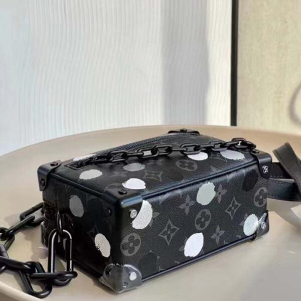 Louis Vuitton Unisex LVxYK Mini Soft Trunk Black Silver Monogram Eclipse Coated Canvas - Image 5