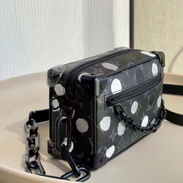 Louis Vuitton Unisex LVxYK Mini Soft Trunk Black Silver Monogram Eclipse Coated Canvas - Image 4