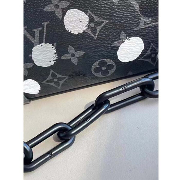 Louis Vuitton Unisex LVxYK Mini Soft Trunk Black Silver Monogram Eclipse Coated Canvas - Image 9