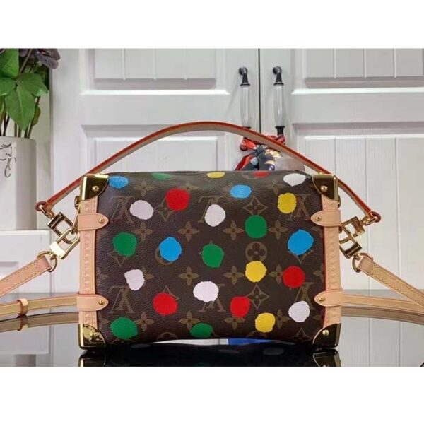 Louis Vuitton Unisex LVxYK Side Trunk Monogram Coated Canvas 3D Painted Dots Print - Image 3