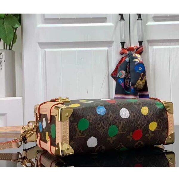 Louis Vuitton Unisex LVxYK Side Trunk Monogram Coated Canvas 3D Painted Dots Print - Image 4