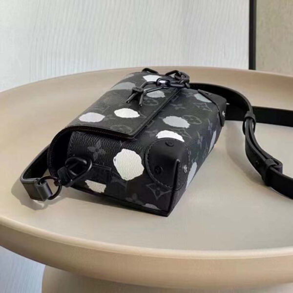 Louis Vuitton Unisex LVxYK Steamer Wearable Wallet Black Silver Monogram Eclipse Coated Canvas - Image 3