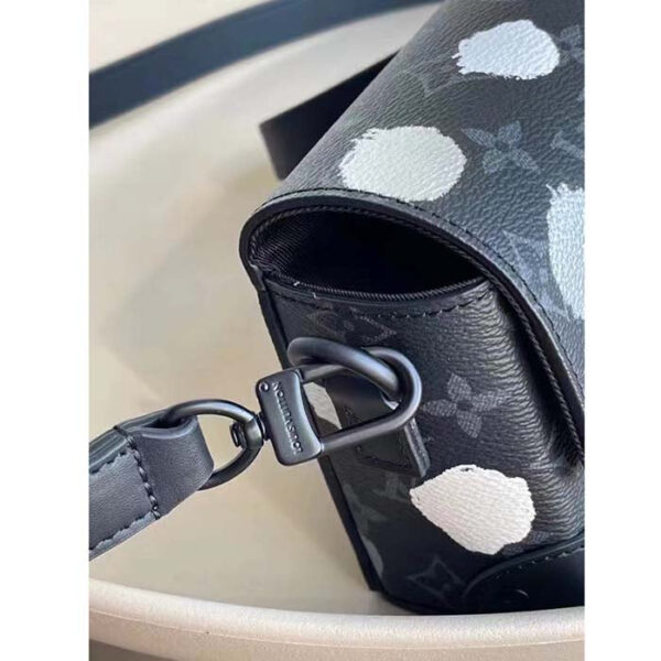 Louis Vuitton Unisex LVxYK Steamer Wearable Wallet Black Silver Monogram Eclipse Coated Canvas - Image 9