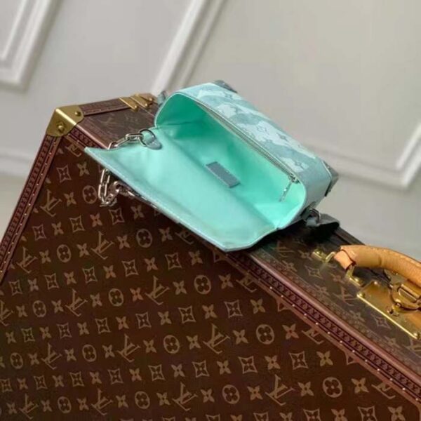 Louis Vuitton Unisex LVxYK Steamer Wearable Wallet Crystal Blue Monogram Aquagarden Coated Canvas - Image 8