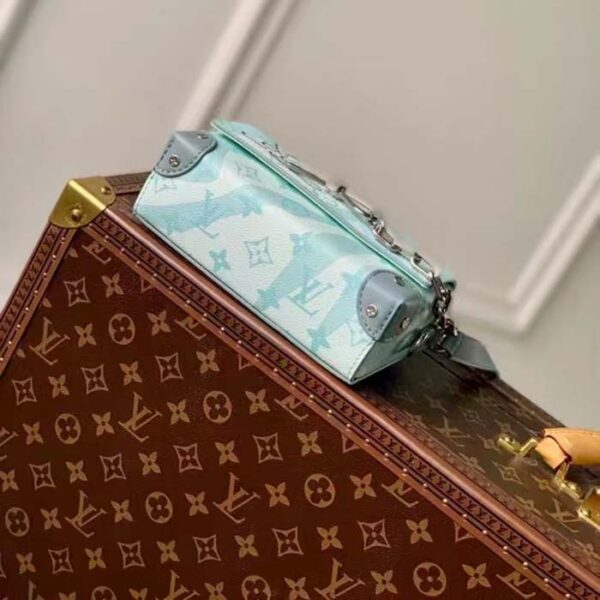 Louis Vuitton Unisex LVxYK Steamer Wearable Wallet Crystal Blue Monogram Aquagarden Coated Canvas - Image 5