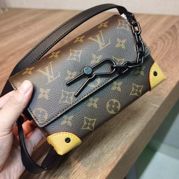 Louis Vuitton Unisex LVxYK Steamer Wearable Wallet Radiant Sun Monogram Macassar Coated Canvas - Image 2