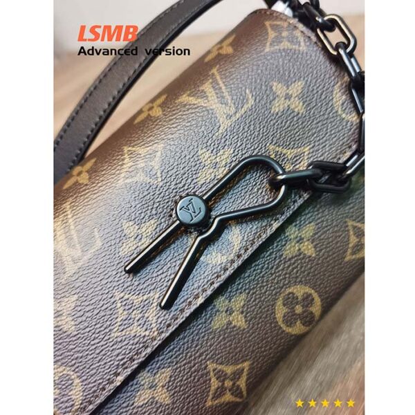 Louis Vuitton Unisex LVxYK Steamer Wearable Wallet Radiant Sun Monogram Macassar Coated Canvas - Image 8