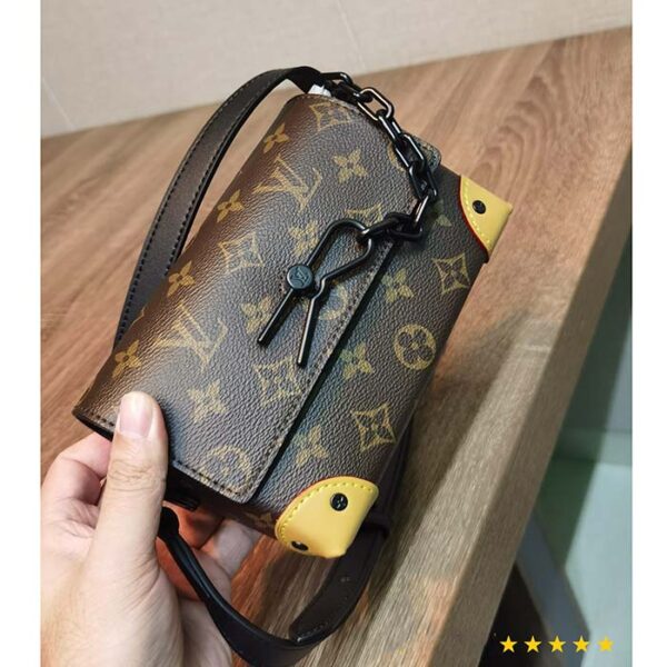 Louis Vuitton Unisex LVxYK Steamer Wearable Wallet Radiant Sun Monogram Macassar Coated Canvas - Image 3