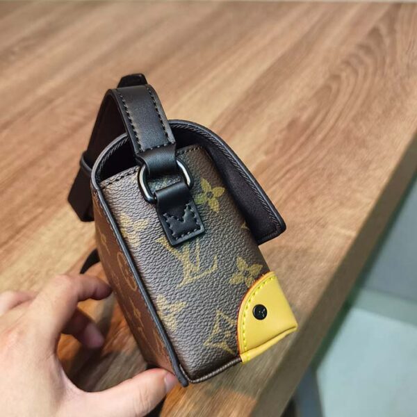 Louis Vuitton Unisex LVxYK Steamer Wearable Wallet Radiant Sun Monogram Macassar Coated Canvas - Image 4