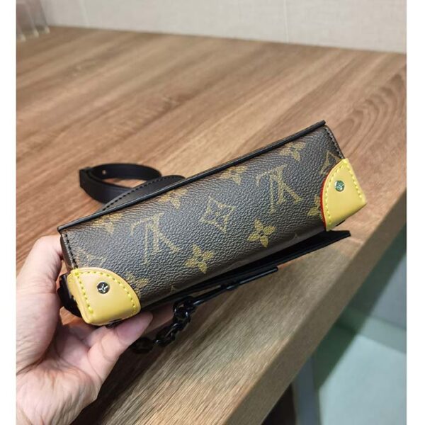 Louis Vuitton Unisex LVxYK Steamer Wearable Wallet Radiant Sun Monogram Macassar Coated Canvas - Image 5