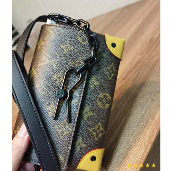 Louis Vuitton Unisex LVxYK Steamer Wearable Wallet Radiant Sun Monogram Macassar Coated Canvas - Image 7