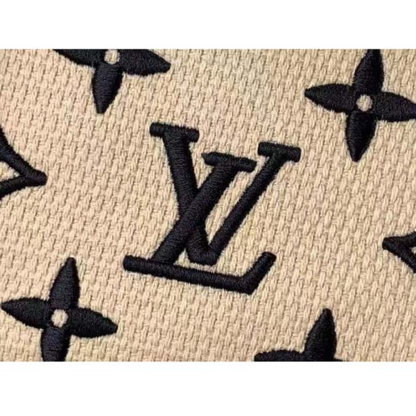 Louis Vuitton Unisex Mini Pochette Accessoires Black Lotus Cotton Cowhide Zip Closure - Image 8