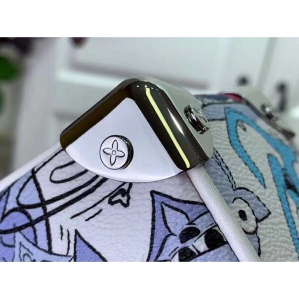 Louis Vuitton Unisex Mini Soft Trunk Black Silver Monogram Eclipse Coated Canvas - Image 8