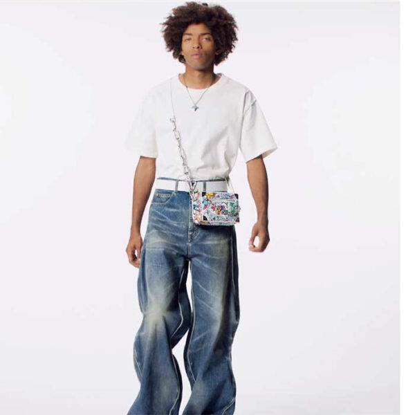 Louis Vuitton Unisex Mini Soft Trunk Black Silver Monogram Eclipse Coated Canvas - Image 12