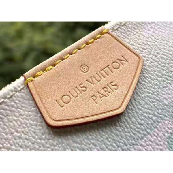 Louis Vuitton Unisex Multi Pochette Accessoires Blue Monogram Giant Coated Canvas - Image 9