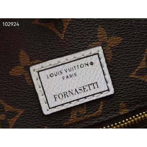 Louis Vuitton Unisex OnTheGo MM Architettura Tote Black White Printed Matte Calf Leather - Image 10