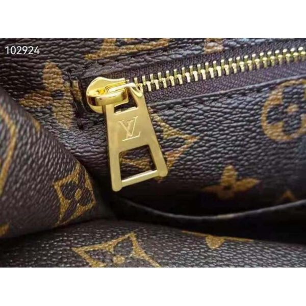 Louis Vuitton Unisex OnTheGo MM Architettura Tote Black White Printed Matte Calf Leather - Image 8