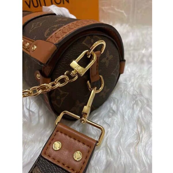 Louis Vuitton Unisex Papillon Trunk Handbag Monogram Coated Canvas Cowhide Leather - Image 8