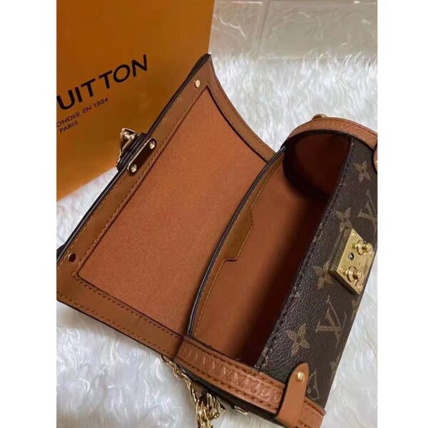 Louis Vuitton Unisex Papillon Trunk Handbag Monogram Coated Canvas Cowhide Leather - Image 9