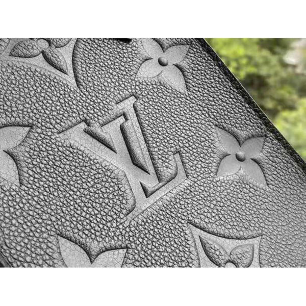 Louis Vuitton Unisex Petit Sac Plat Black Monogram Empreinte Embossed Supple Grained Cowhide - Image 10