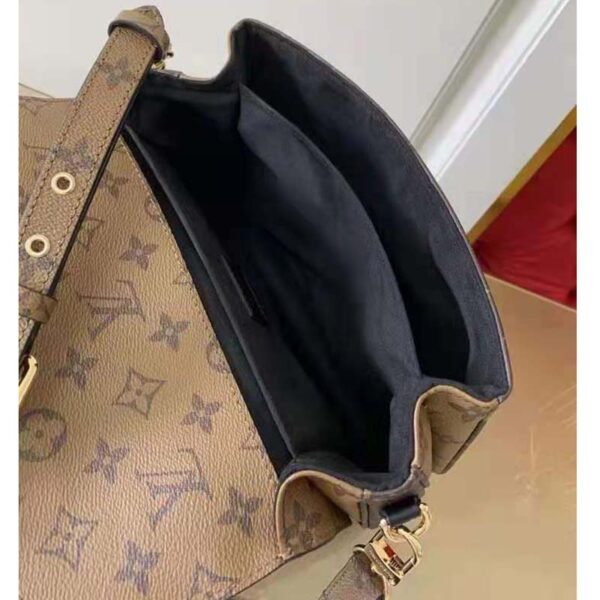 Louis Vuitton Unisex Pochette Métis Bag Monogram Reverse Coated Canvas Natural Cowhide - Image 7