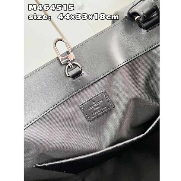 Louis Vuitton Unisex Sac Plat 24H Monogram Eclipse Coated Canvas Cowhide Leather - Image 10