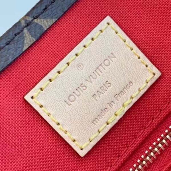 Louis Vuitton Unisex Sac Plat BB Handbag Monogram Coated Canvas Textile Lining - Image 11