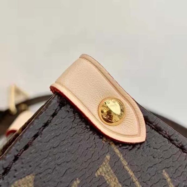 Louis Vuitton Unisex Sac Plat BB Handbag Monogram Coated Canvas Textile Lining - Image 8
