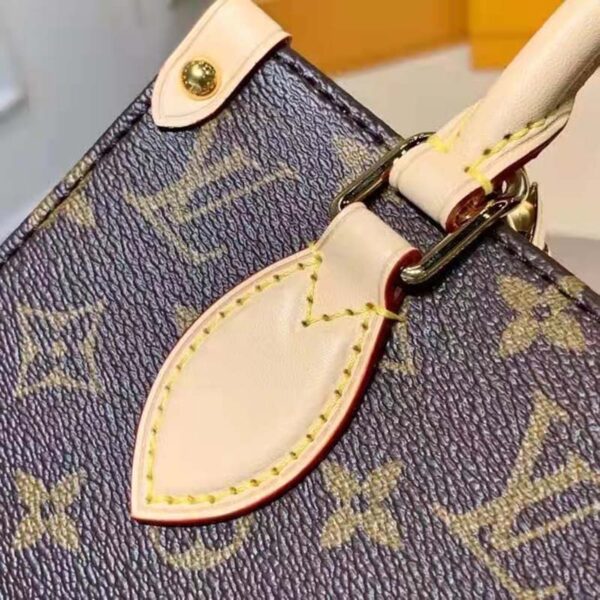 Louis Vuitton Unisex Sac Plat BB Handbag Monogram Coated Canvas Textile Lining - Image 7