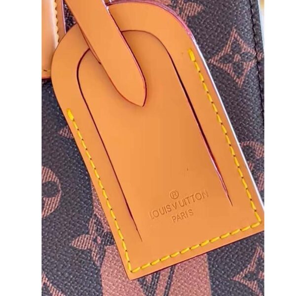 Louis Vuitton Unisex Sac Plat Messenger Bag Monogram Stripes Brown Coated Canvas Cowhide - Image 10
