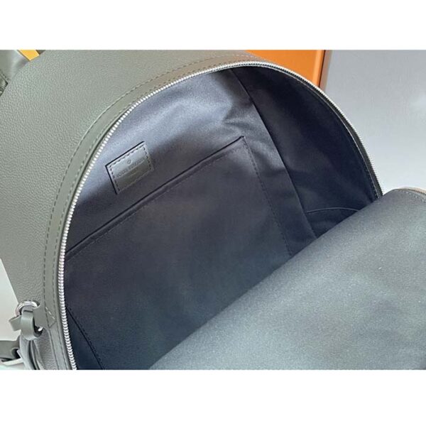 Louis Vuitton Unisex Takeoff Backpack Khaki LV Aerogram Cowhide Leather Textile Lining - Image 9