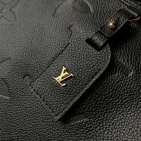 Louis Vuitton Unisex Trianon MM Black Embossed Grained Cowhide Leather - Image 8
