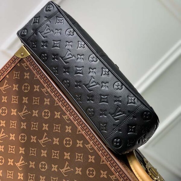 Louis Vuitton Unisex Trianon MM Black Embossed Grained Cowhide Leather - Image 5
