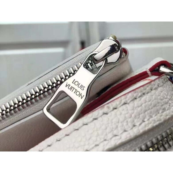 Louis Vuitton Unisex Trio Messenger White Damier Spray Cowhide Leather - Image 9
