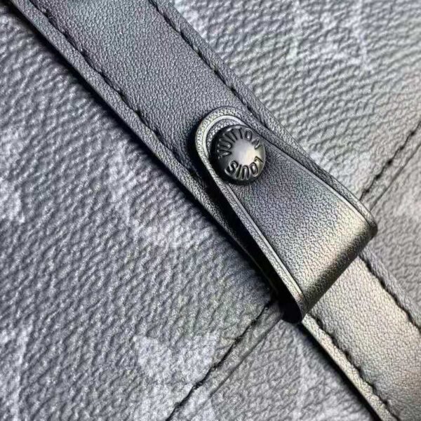 Louis Vuitton Unisex Trunk Messenger Monogram Eclipse Coated Canvas - Image 7