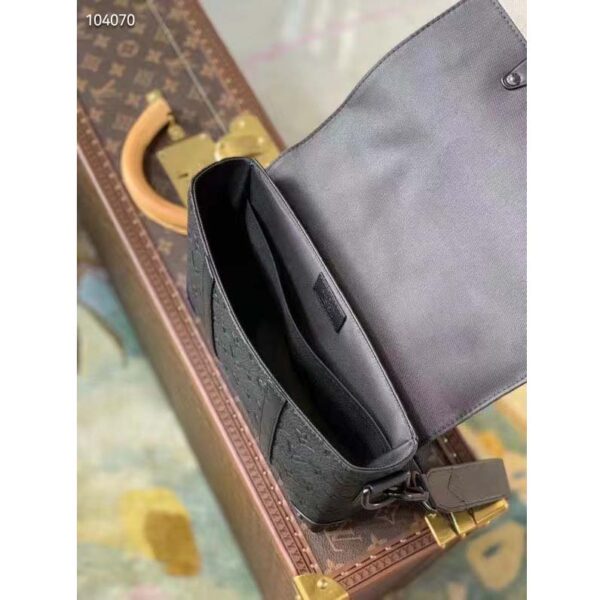Louis Vuitton Unisex Trunk Messenger Taurillon Monogram Textile Cowhide Leather - Image 6