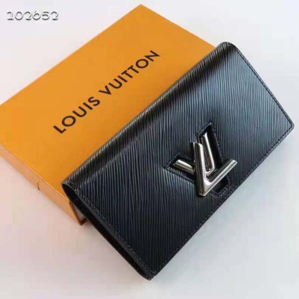 Louis Vuitton Unisex Twist Wallet Black Epi Grained Cowhide Leather - Image 2