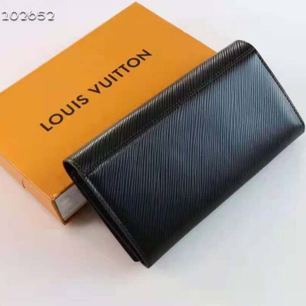 Louis Vuitton Unisex Twist Wallet Black Epi Grained Cowhide Leather - Image 4
