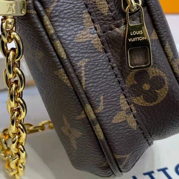 Louis Vuitton Unisex Utility Phone Sleeve in Monogram Canvas Natural Cowhide Leather - Image 10