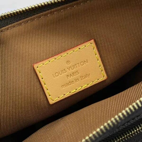 Louis Vuitton Unisex Utility Phone Sleeve in Monogram Canvas Natural Cowhide Leather - Image 14