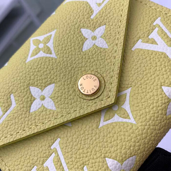 Louis Vuitton Unisex Victorine Wallet Lemon Yellow Monogram Empreinte Embossed Supple Grained Cowhide - Image 7
