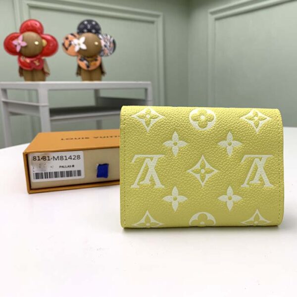 Louis Vuitton Unisex Victorine Wallet Lemon Yellow Monogram Empreinte Embossed Supple Grained Cowhide - Image 6